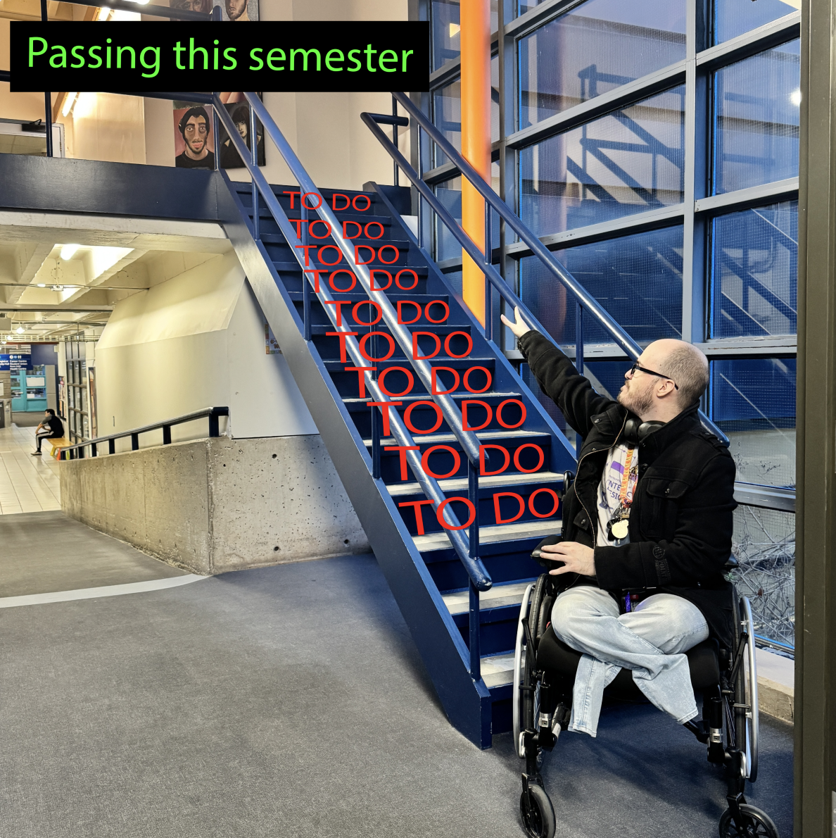 This semester has been a train wreck for me due to a lot of life issues, and academic issues with my accommodations and the strike. This has lead to the sunk cost fallacy devouring me.

My anxiety spiked so hard I tunnel visioned into whatever idea felt like it had to be the “right” idea, because the fear of failure and not doing well got so bad I ended up developing mini panic attacks. I don’t handle stress well. 

So now I’m in a position where I have a massive to-do list, and definitely not enough time to finish everything, so I might end up failing anyway. 

The crashout will be biblical.